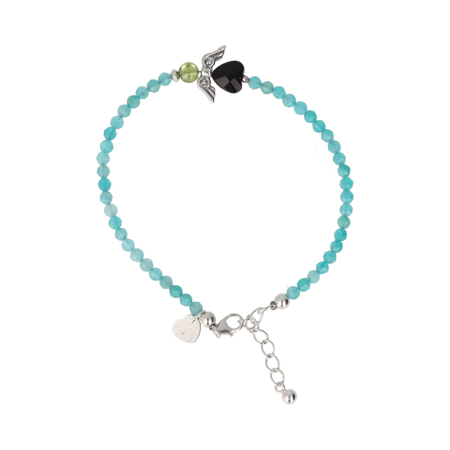 Engel-Armband „Ein Herz für meinen Schutzengel“