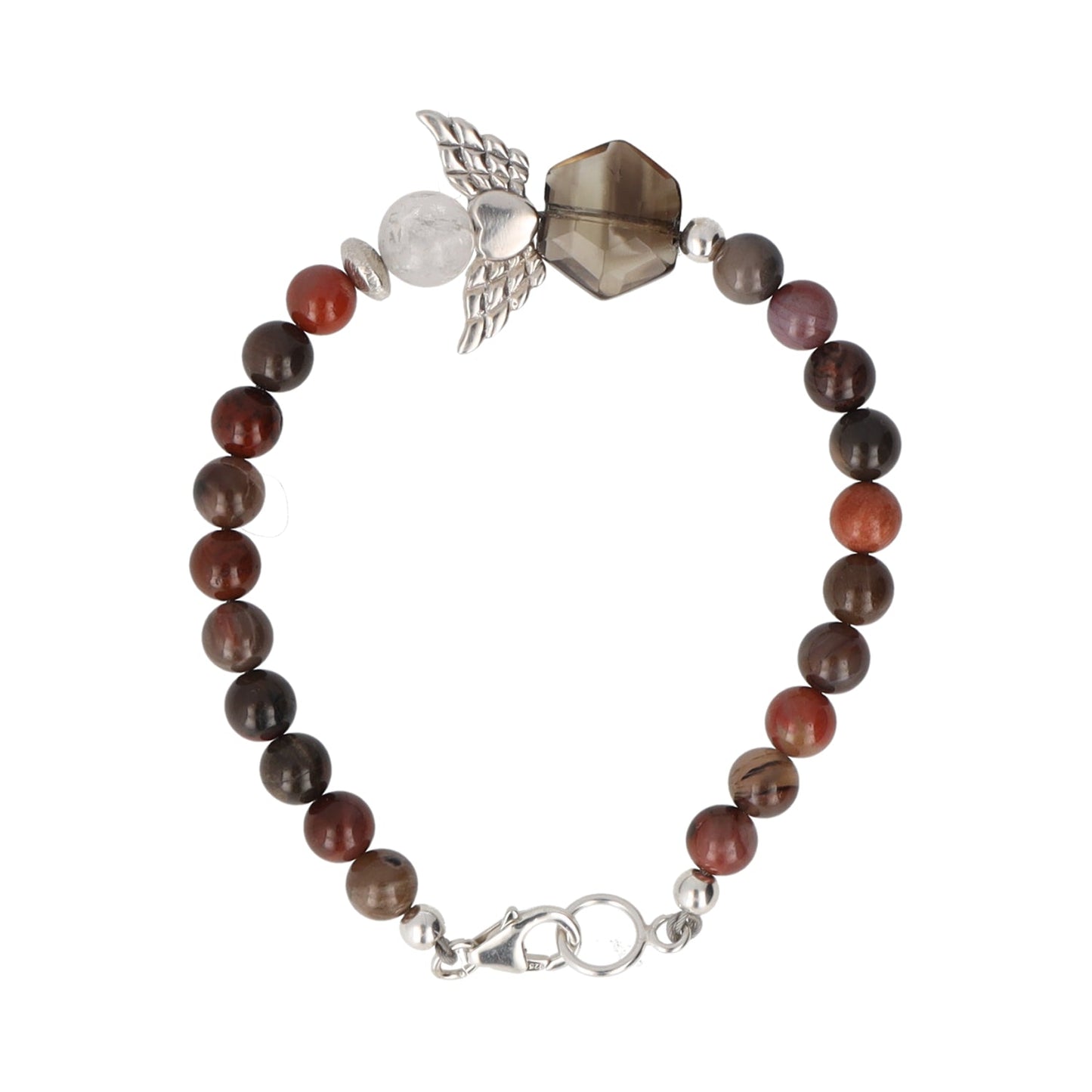 Engel-Armband „Fleißig, ruhig und klar“