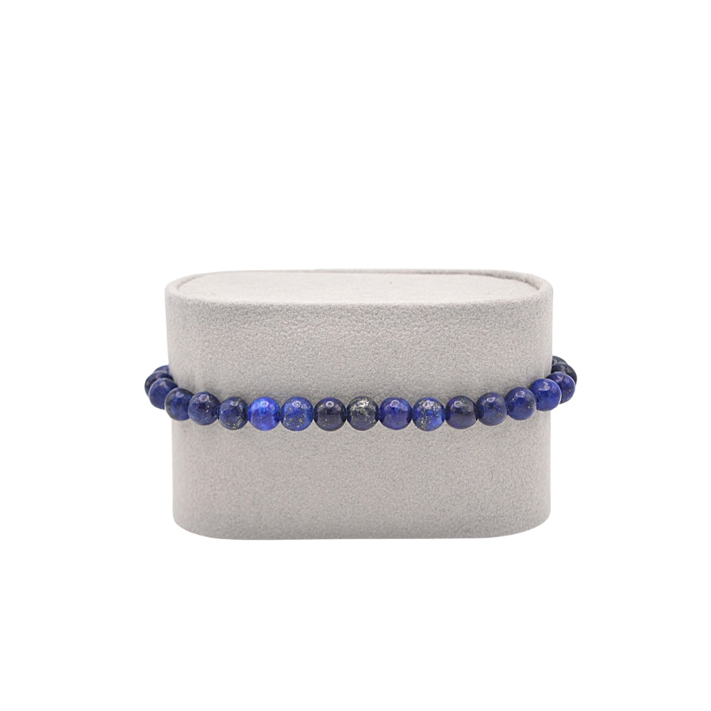 Edelsteinarmband Lapislazuli (6mm Perlen) für Wahrheit & Weisheit