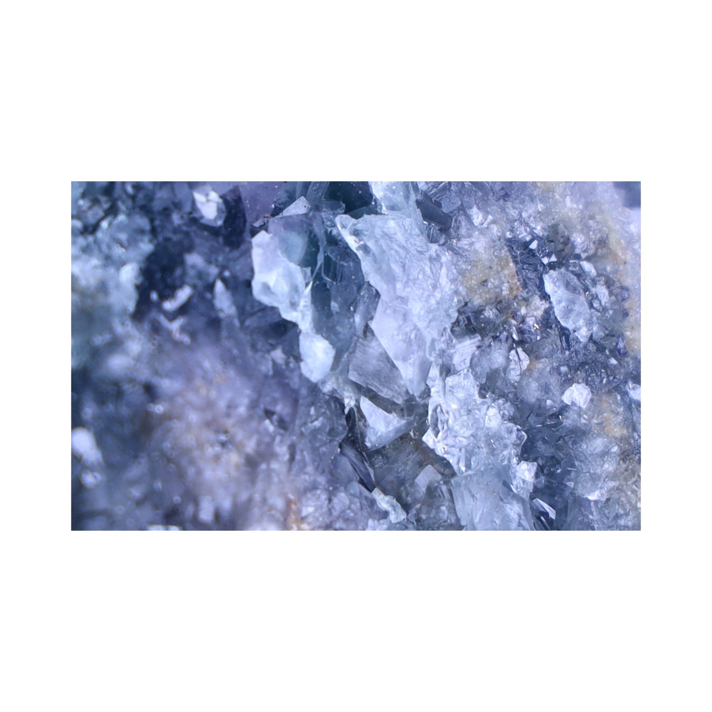 Fluorit Drusenstück UNIKAT, 1.922 Gramm