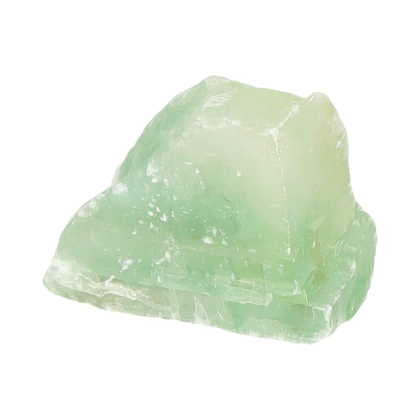 Calcit grün, Rohstein