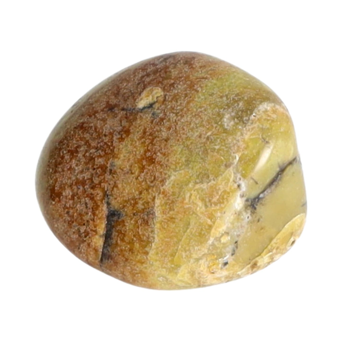 Chloropal (grüner Opal), Trommelstein