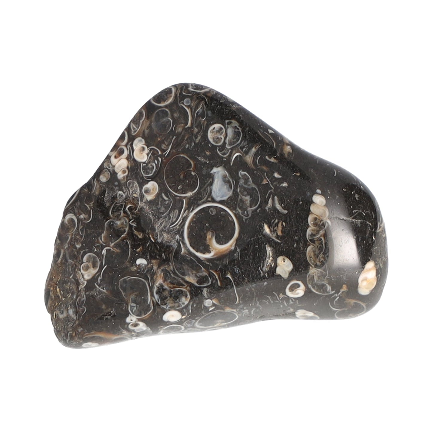 Turitella Achat, Trommelstein