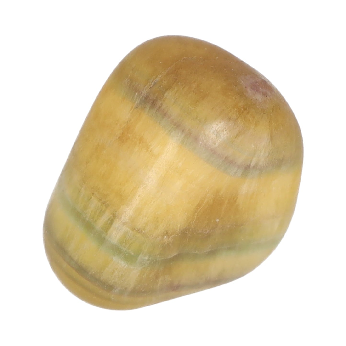 Regenbogenfluorit, Trommelstein