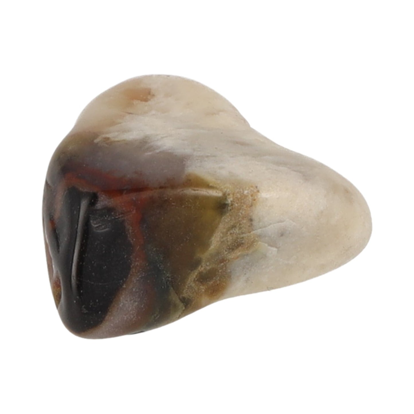 Jaspis bunt, Trommelstein