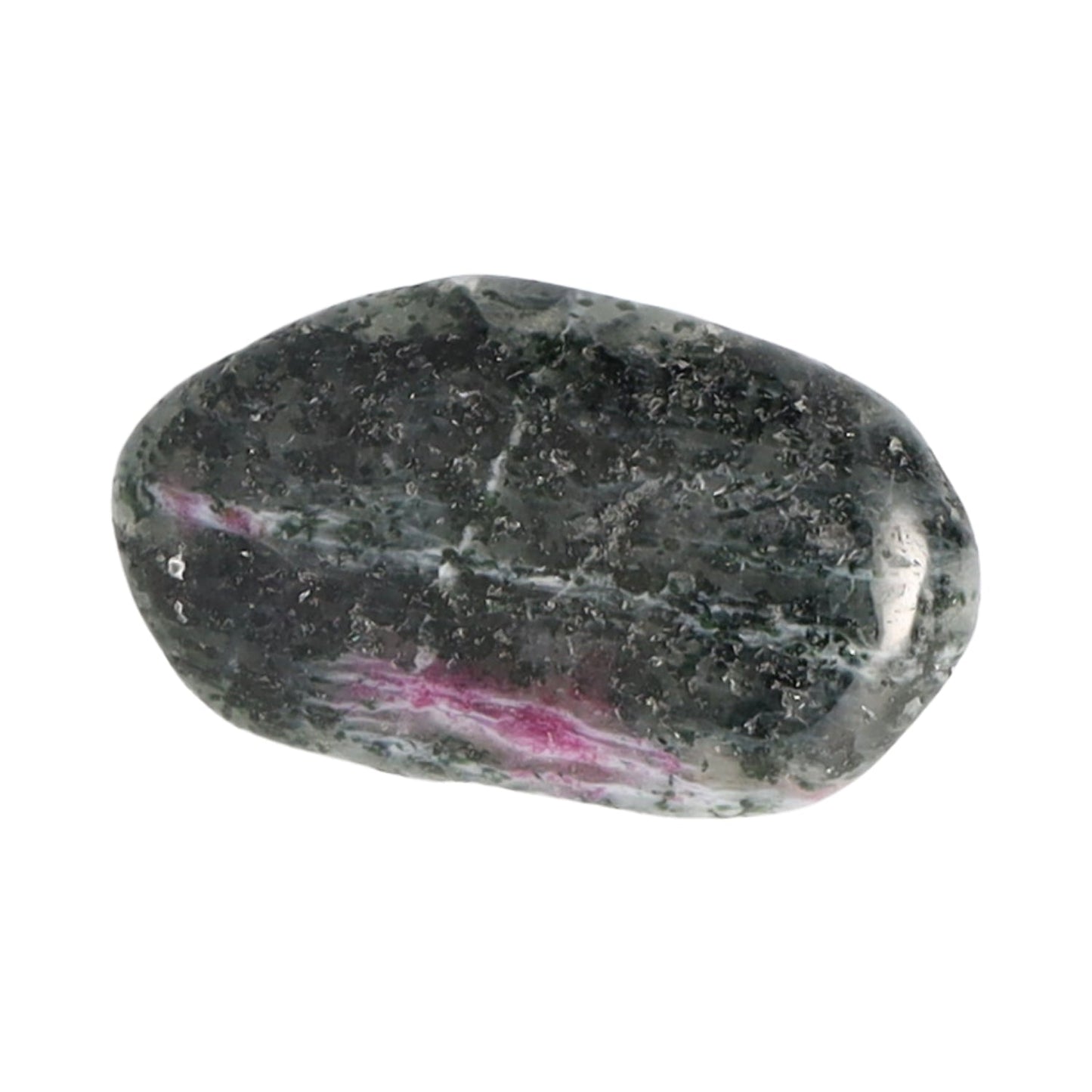 Rubin-Zoisit (Anyolith), Trommelstein