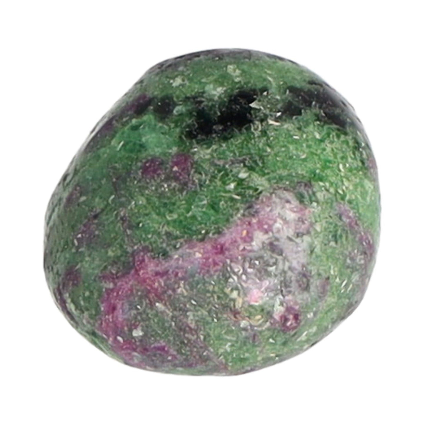 Rubin-Zoisit (Anyolith), Trommelstein