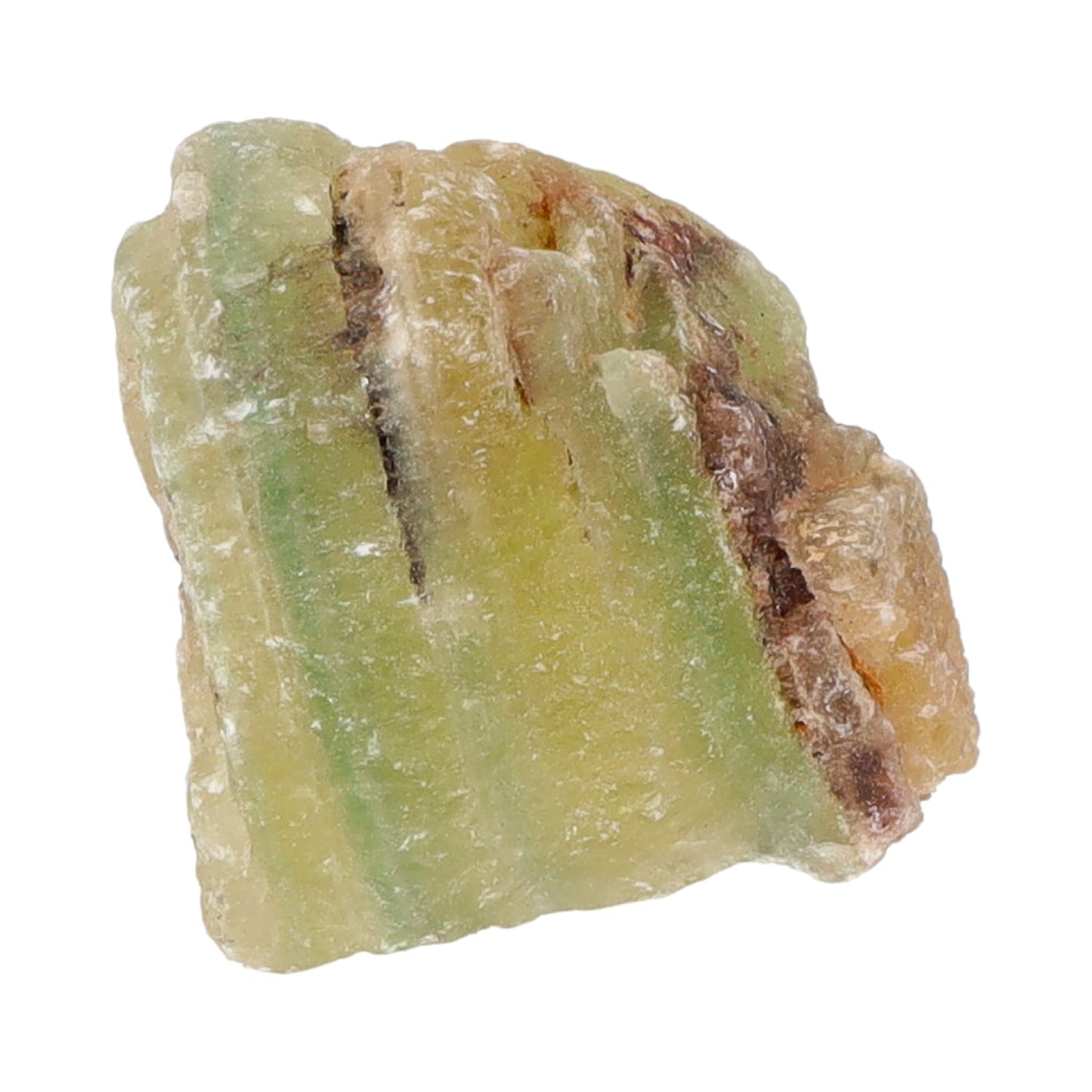 Regenbogenfluorit, Rohstein