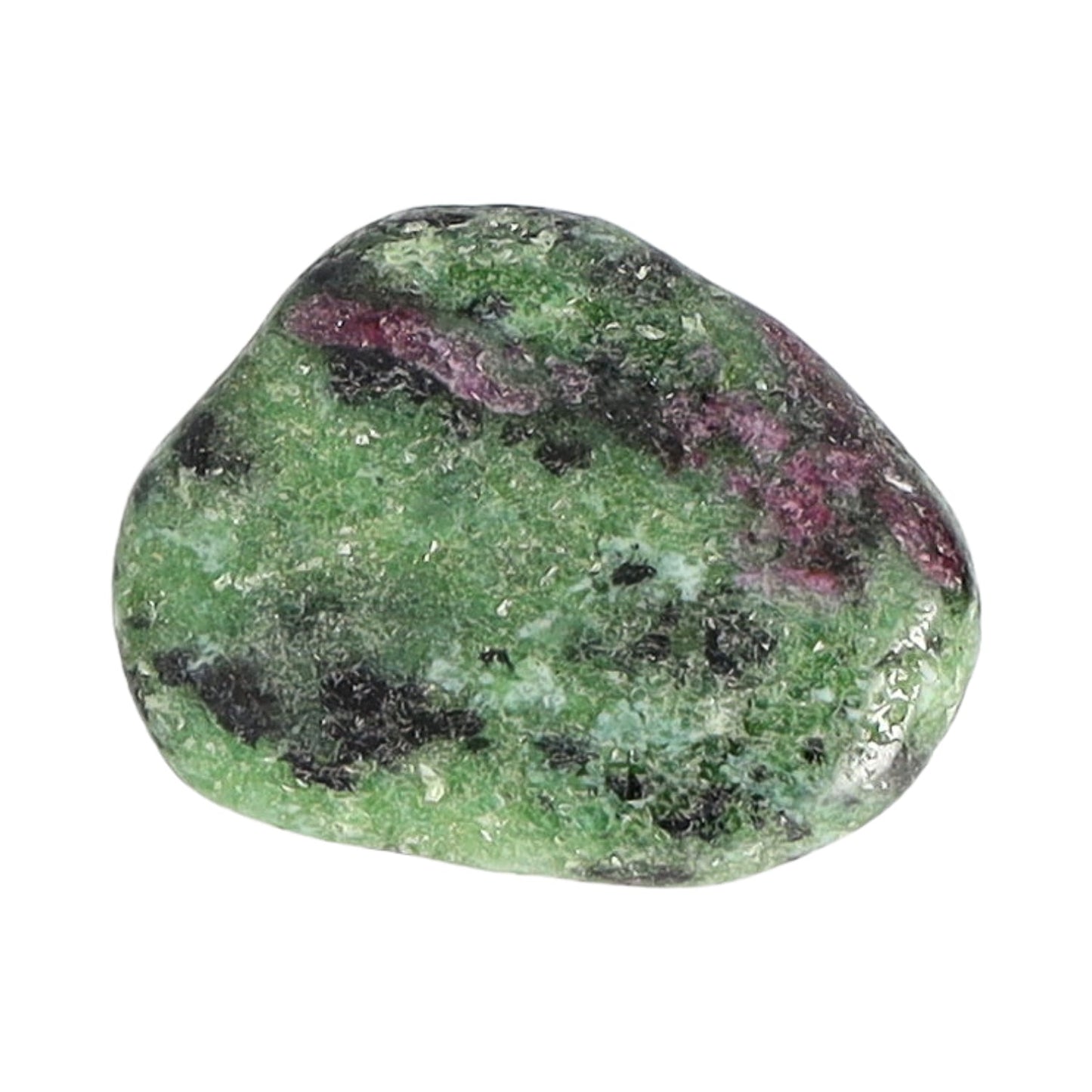 Rubin-Zoisit (Anyolith), Trommelstein